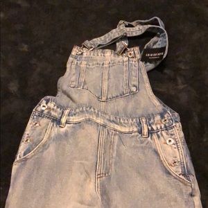 Denim overalls